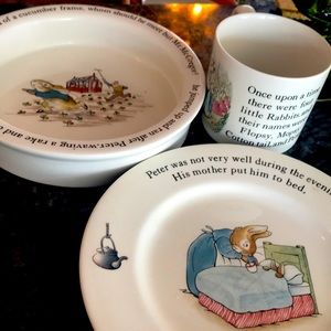 Beatrix Potter Dish Set